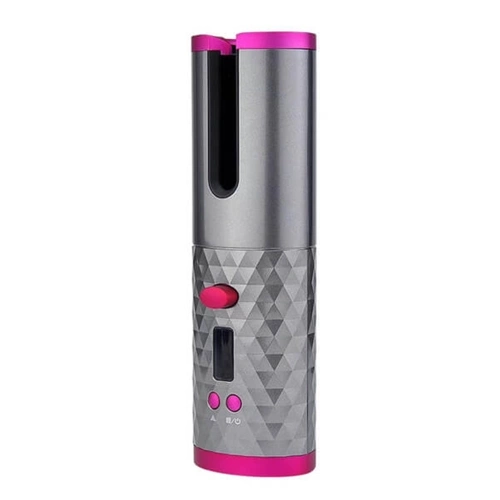 Cordless Auto Curler Hair Curler Curling Iron Wand with LED Temperature Display