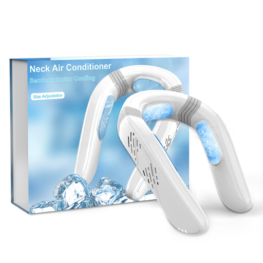 Smart cooler air conditioner neck fan 4000 mAh rechargeable 3 cold mold portable neck fan for sports outdoor