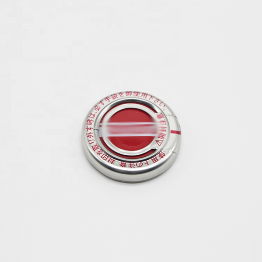 4L red type logo metal pressure cap /iron lids for oil bucket engine oil tin can
