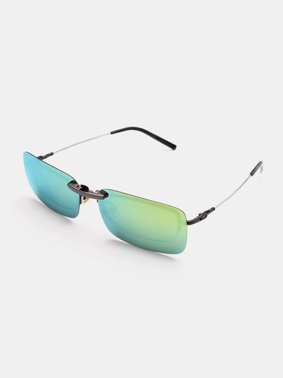 Polarized Clip On Sunglasses Night Vision Lens Clip For Metal Frame Glasses