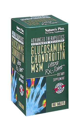 Nature's Plus Glucosamine Chondroitin MSM Ultra RX-Joint, 180 Tablets