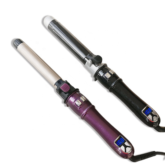 28mm Ceramic Coating Electric Rotating Wave Fast Styling Tools LCD Digital Automatic Hair Curling Wand Iron Curler