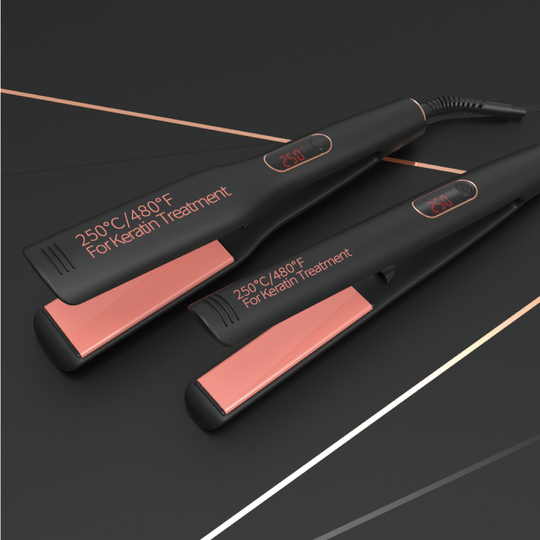 OEM ODM Custom Best LCD Salon 480 Degrees Keratin Flat Iron Titanium Brazilian Hair Straightener Manufacture
