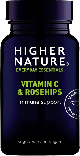 Higher Nature Vitamin C & Rosehips 1000mg, 90 Tablets