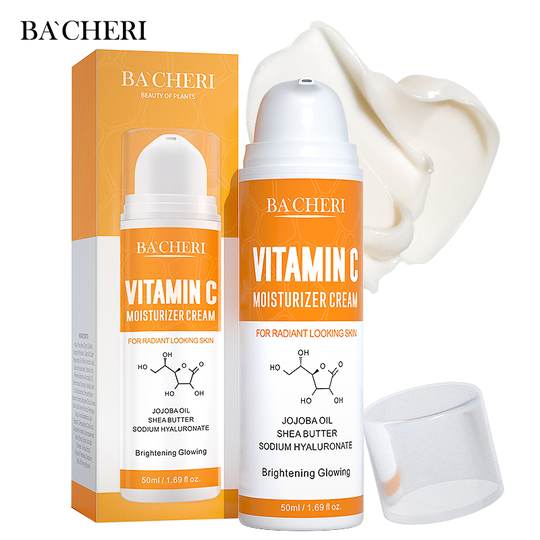 Private Label shea butter jojoba oil Anti Aging Skincare Cream Brightening glowing Whitening Face Vitamin C Cream