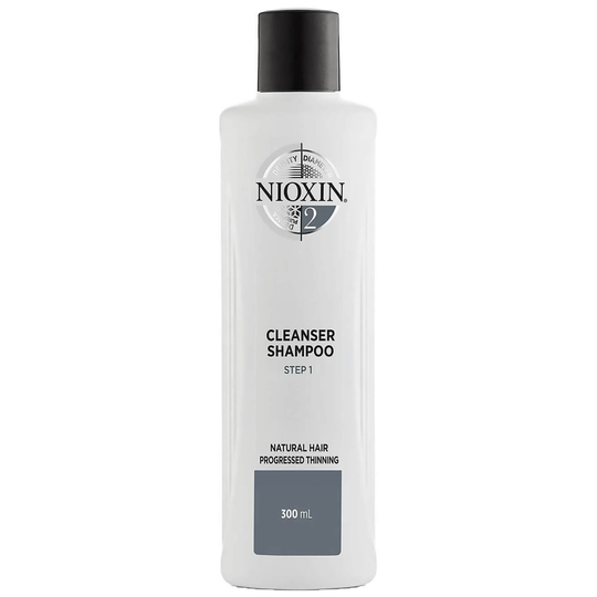 NIOXIN 3-Part System 2 Cleanser Shampoo for Natural Hair with Progressed Thinning 300ml
