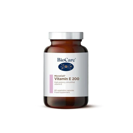 BioCare MicroCell Vitamin E 200, 60 VCapsules
