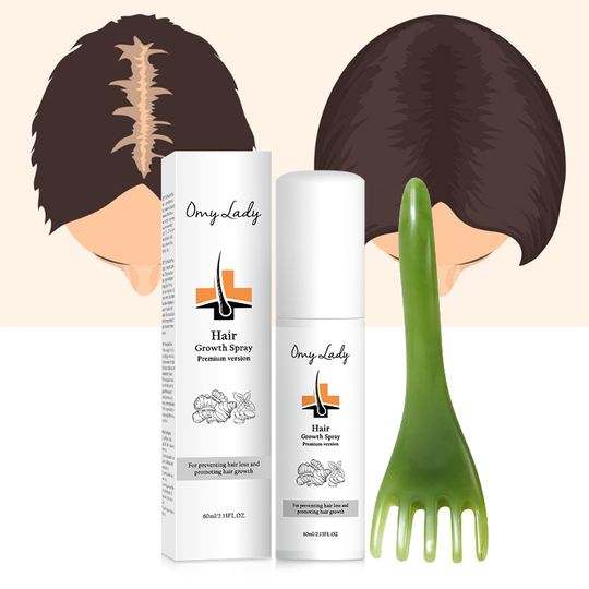 Top Quality Free Design Sample Anti Hair Loss Ginger Hair Growth Serum Spray Hair Treatment Set
