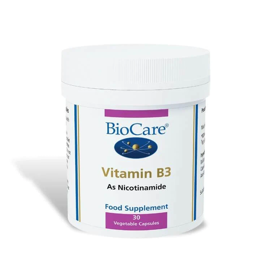 BioCare Vitamin B3, 30 VCapsules