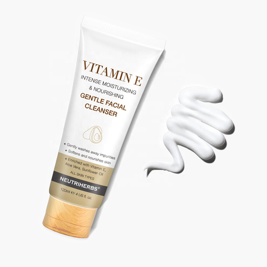 Hot Sale Vitamin E Facial Wash Avocado Oil Cleanser Hydrating Private Label Face Wash