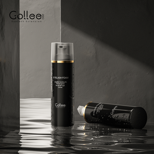 Gollee Design Eyelash Extension And Eyelid Oil Free Eyelash Cleanser Lash Foam Shampoo
