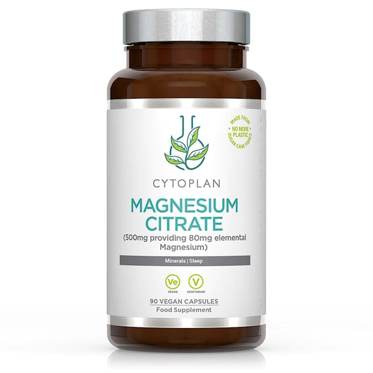 Cytoplan Magnesium Citrate, 500mg, 90 VCapsules
