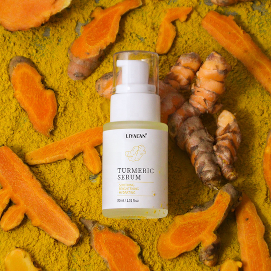 Private Label Skincare Turmeric Essence Facial Lightening Soothing Organic Ginger Vitamin C Tumeric Face Serum
