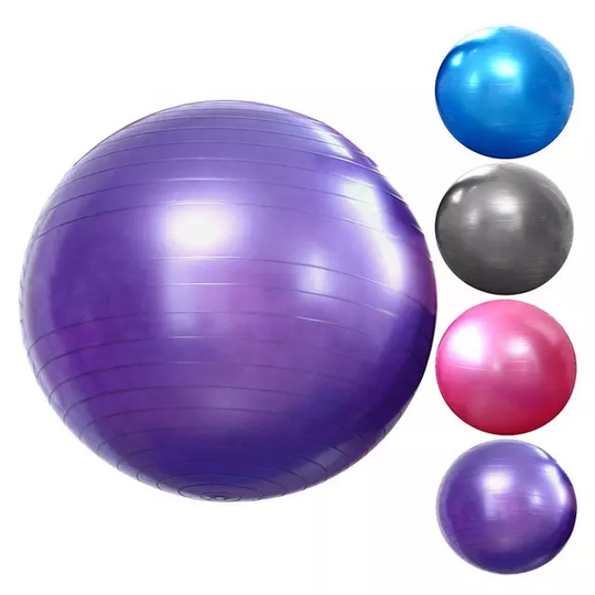 Ship from US Pilates Pvc Anti-burst Exercise Fitness Ball Balance Yoga Ball For Gym