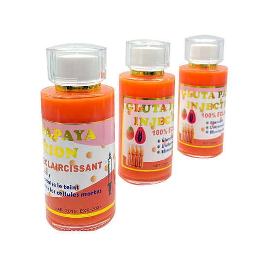 100% Eclaircissant Organic Gluta Papaya Vitamin C Anti Wrinkle Blanchit Skin Whitening Serum Soin De La Peau