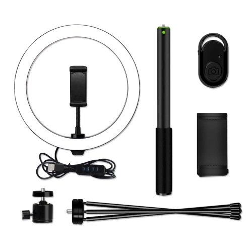 26cm/10.2 Inch 3200K-5600K Dimmable LED Ring Video Light