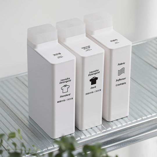 SHIMOYAMA 700ml Plastic Liquid Empty Shampoo Bottle Packaging For Detergent