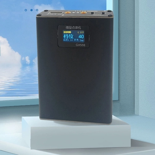 OLED Color Display Intelligent Digital Battery Spot-welding Machine Type-C Recharging Interface Recharge Pal with 2.1A Fast-recharge Function 110 Gears Adjustable 0.15mm