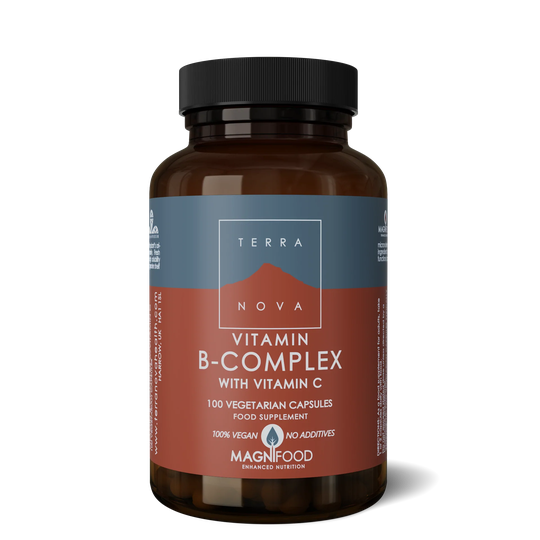 Terranova B-Complex with Vitamin C, 100 VCapsules