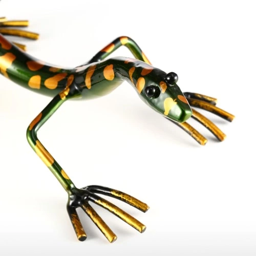 Gecko Wine Rack Tooarts Iron Sculpture Home Decoration Crafts Practical Sculpture