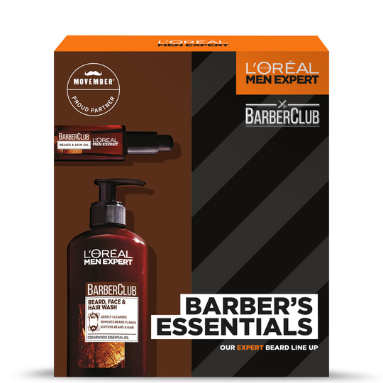 L'Oreal Paris Men Expert Barber's Essentials Beard Grooming Duo Set For Him (Worth £21.00)