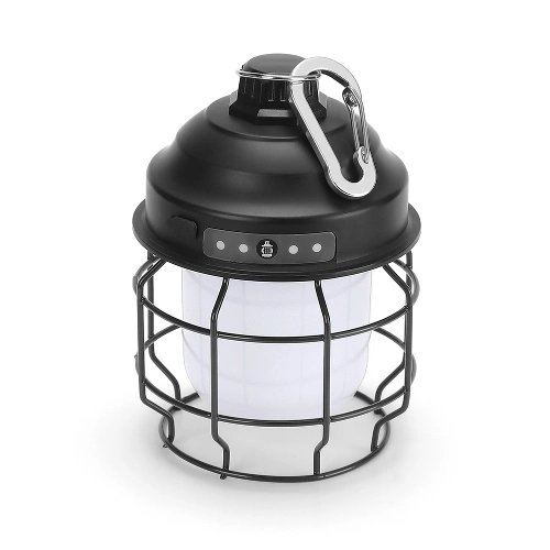 Vintage Lantern Portable Camping Lamp Tent Light Outdoor Camping Light Three Level Brightness Adjustable IPX4 Waterproof for Outdoor Travel Barbecue Camping with Hook