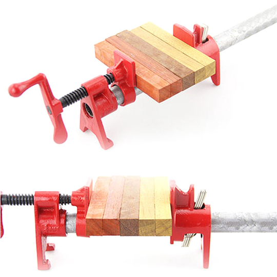 Local stock in America! Winmax 3/4 Inches Wood Gluing Pipe Clamp Set Heavy Duty Woodworking Cast Iron