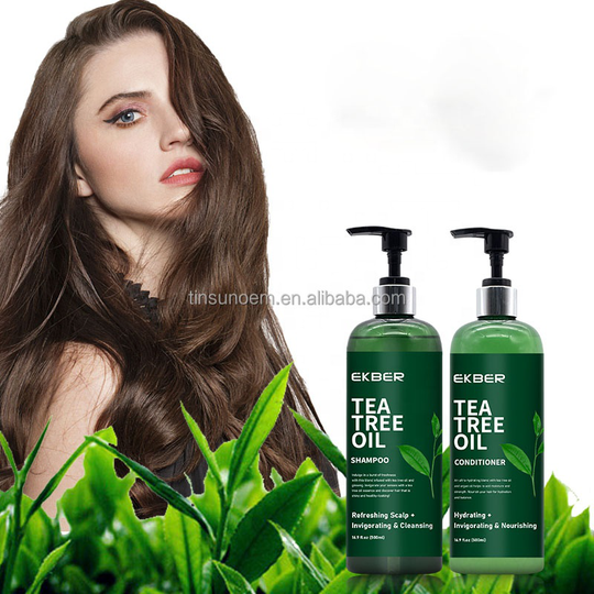 Hot Selling Invigorating Clarifying For Healthy Argan Oil Tea Tree Hair Care Shampoo Conditioner natural Special Hair Care