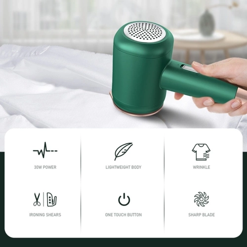 Garment Steamer Dual Use Mini Portable Electric Iron Hair Ball Trimmer Removal Machine Small Shaver Home Ironer