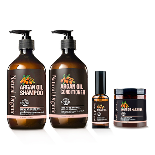 Private Label Organic keratin hair treatment Nature Moisture Hair Care Argan Oil Conditioner And Shampoo For Keratin Treated