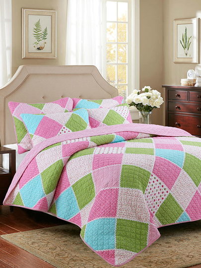 2/3Pcs Quilt Student Bed Cover Pure Cotton Lace Children's Air Conditioner Quilted Baby Home Textiles
