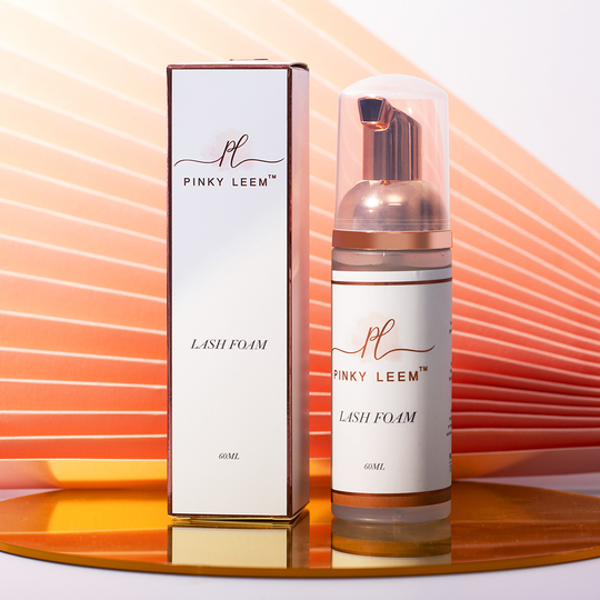 Pinky Leem eyelash shampoo lash foam organic custom private label oil free mink organic vegan 60ml lash shampoo