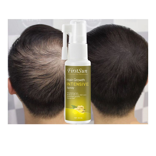 FirstSun 30ml home use fast hair growth spray 7days ginger hair growth spray permanent stop hair loss