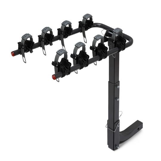SAN HIMA USA Free Shipping Iron Truck Car Foldable Hitch 4 Bike Carrier Bicycle Rack fit 2'' Receiver