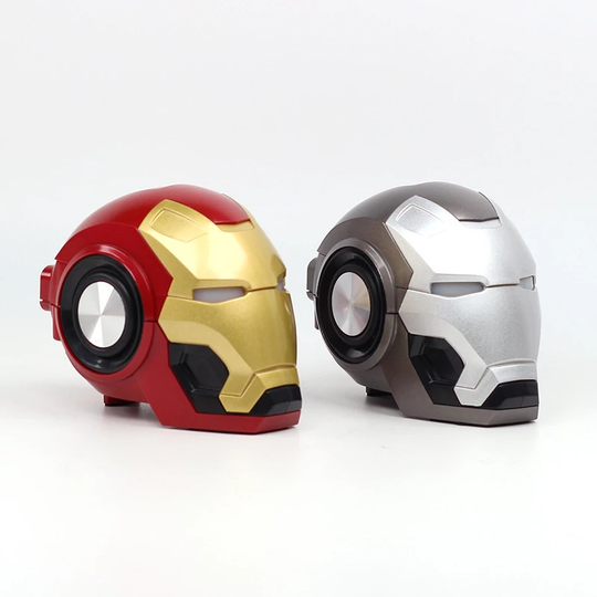 Hot Selling Ironman Creative Speaker FM USB Bass Iron Man Wireless Speaker Mini Cartoon Speaker