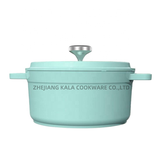 Hot sale kitchen supplies enamel casserole cast iron cooking pot milk pan 24cm non stick enamel pot cookware wholesale