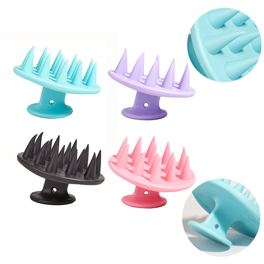 wholesale silicone hair scalp massager shampoo brush shampoo massage hair scalp comb brush