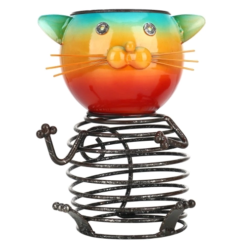 Tooarts Piggy Flower Pot Iron Piggy Plant Pot
