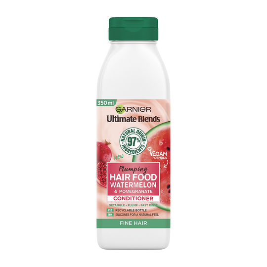 Garnier Ultimate Blends Plumping Hair Food Watermelon Conditioner 350ml