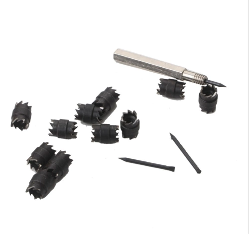 Spot Weld Cutter Set 13Pcs 3/8'' Rotary Spot Weld Cutter Remover Drill Bits Tool for Power Drill Spot Welding