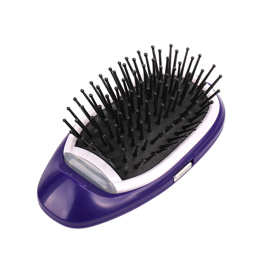 Portable Electric Ionic Hairbrush Anti-Static Vibration Massage Straight Hair Comb Hair Health Care