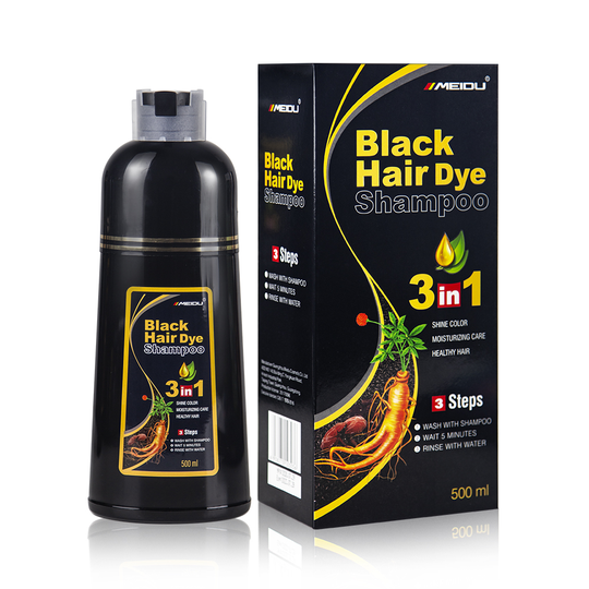 China factory manufacturer brand hair dye product meidu hair color shampoo