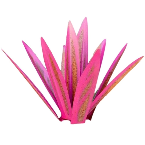 Cross-border new iron art agave plant ornaments Pink 35 cm