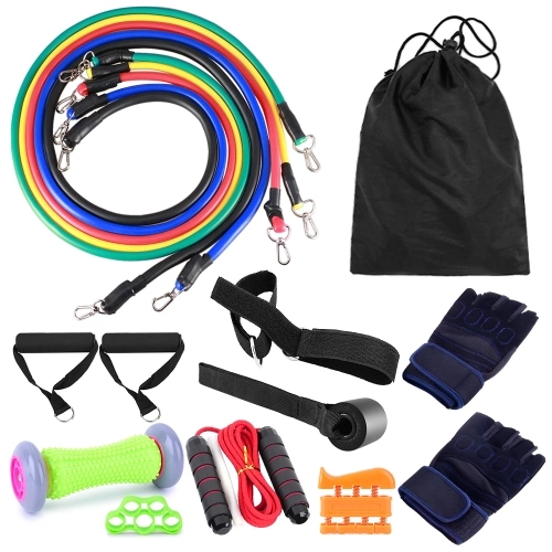 16pcs Fintess Resistance Bands Set