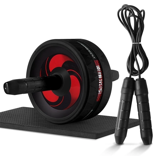 Abdominal Roller with Knee Pad Adjustable Jump Rope