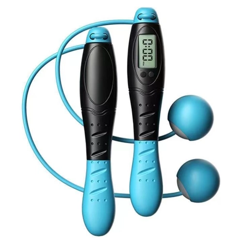 Jumping Rope Counting Digital Display 4 Modes Calorie Fitness Skipping Rope Indoor Exercise Cordless Ball Type