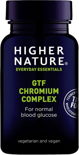 Higher Nature True Food GTF Chromium, 90 Tablets