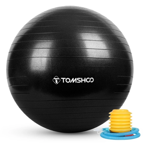 45cm/55cm/65cm/75cm Thickened Yoga Ball with Foot Pump