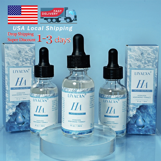 Private Label Skin Care Face Serum Moisturizing Anti Wrinkle Vitamin E & Hyaluronic Acid Serum