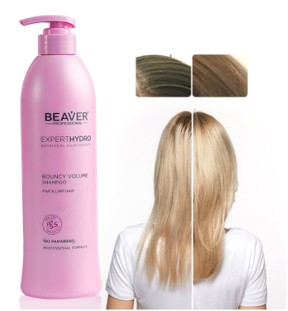 beaver cosmetic hot selling bouncy volume shampoo private label hair care with low price distributor wholesaler 300ml 780ml